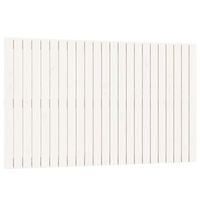 cabecero cama mueble de dormitorio de cama de pared madera maciza pino 147 x 3 x 90 cm blanco m020004766