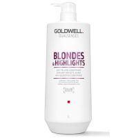 goldwell dualsenses blonde and highlights anti-yellow conditioner 1000ml