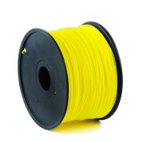 gembird bobina de filamento abs 175mm 1kg amarillo fluorescente