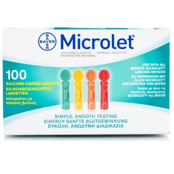 Microlet Coloured Lancets 0.5mm/28g