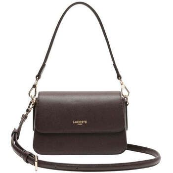 Lacoste Bandolera Bolso bandolera Champs-Élysées Cuero Marrón Oscuro para mujer