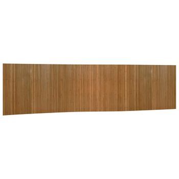 Biombo Divisor De Bambú Marrón Ancho 800 Cm Alto 165 Cm Vidaxl