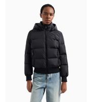 ax armani exchange para mujer xw000228af12286uc001 abrigo down plumas negro m casual poliamida