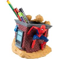 set de escritura con lapicero 3d spider-man vs sandman marvel