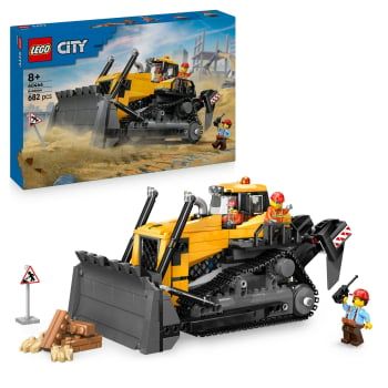 LEGO City Buldócer Amarillo, Juguete de construcción +8 años - 60466