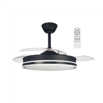 Ventilador led aspas plegables pro negro cct (45w)