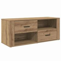gabinete de tv 100 x 35 x 40 cm roble artisan vidaxl