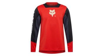 Maillot de manga larga fox defend elevated junior rojo