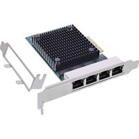 tarjeta de red inline 51127a pcie 21 25 gbits rj-45 pasiva 4 puertos