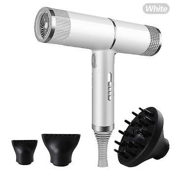 Secadores De Pelo Ion Negativo Secador De Pelo Profesional De Salón Secador De Pelo Portátil Domestic Gale Speed ​​anion White