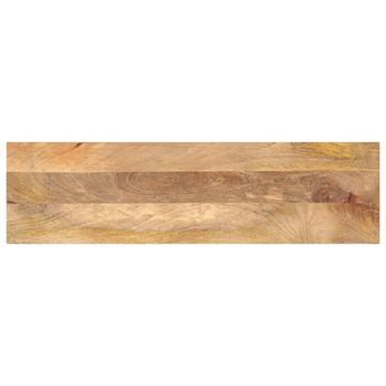 Tablero De Mesa Rectangular Madera Maciza Mango 100x30x2,5 Cm Vidaxl