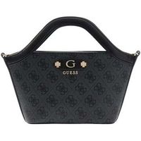 guess bolsa bolso tote lindsey mini logo carbon para mujer