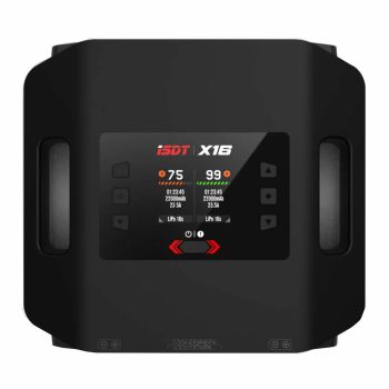 ISDT X16 AC 1100W 20Ax2 Cargador de equilibrio de ciclo de carga y descarga de doble canal Lipo con pantalla LCD de 2.8