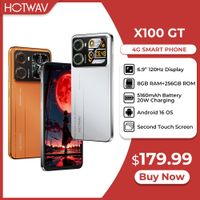 hotwav x100 gt telefono inteligente android 16 de 69 120hz 48mp 5160mah 20w con segunda pantalla 8gb 256gb ir blaster