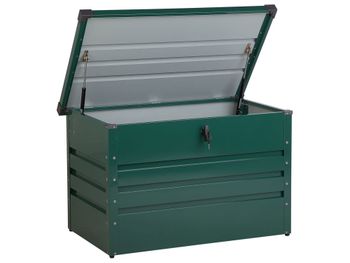 Arcón  100 cm 62 cm metal verde oscuro