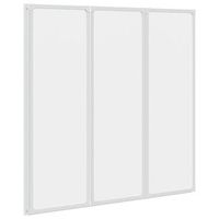 mampara de ducha con 3 paneles plegables 117 x 120 cm vidaxl