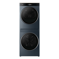 lavadora secadora haier clc108-gnu1 107 kg 1400 rpm a inox