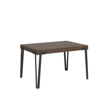 Mesa Extensible 90x140/244 Cm Rio Nogal Estructura Antracita