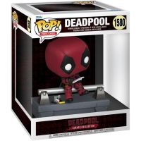 figura funko pop deluxe deadpool en el puente vinilo coleccionable