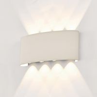 aplique de exterior led arcs 8w