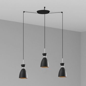 Lámpara de techo retro (3 luces)