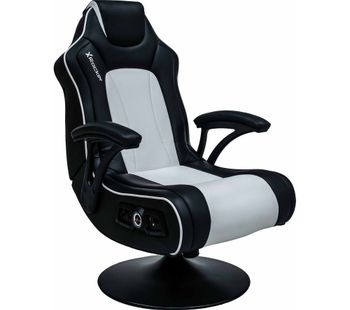 X Rocker Torque 2.1 Wireless Gaming Chair - Black & White, Black