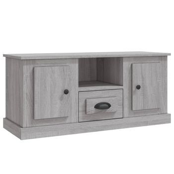 Mueble Para Tv Madera Contrachapada Gris Sonoma 100x35,5x45 Cm