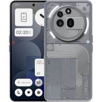 Teléfono - Nothing Phone (3a) Pro, Versión Global smartphone 5G con eSIM, 12GB+256GB, cámara periscópica de 50 MP con estabilización óptica (OIS), Snapdragon® 7s Gen 3, zoom ultra de 60x, carga rápida