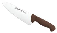 cuchillo cocinero de acero inoxidable nitrum de 200 mm mango marron