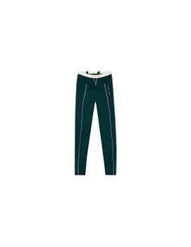 Mallas Black Limba Streetflex Mujer Teal & Crema