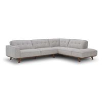 sofa esquinero de diseno en tela gris de 56 plazas esquina derecha york