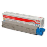 oki 43459435 original cyan standard capacity toner cartridge