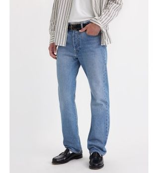 Levi's para hombre. 00501-3504 Jeans 501 Original azul (33/34), Casual, Algodón, Denim