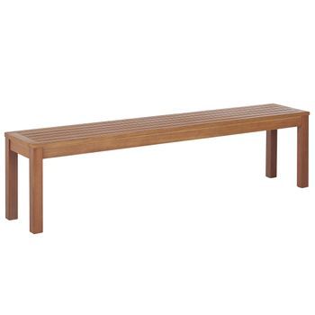 Banco De Jardín De 3 Plazas Asiento Madera De Eucalipto Exterior Interior Rústico Moderno Monsano