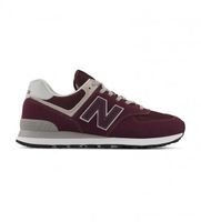 new balance para hombre ml574v3 zapatillas 574 granate 45 plano cordones casual