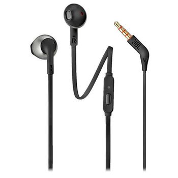 JBL Tune 205 Auriculares Alámbrico Dentro de oído Música Negro
