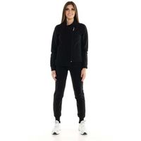 leone 1947 chandal woman tracksuit with diagonal zip blackout para mujer