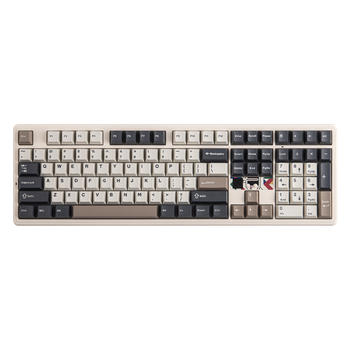 Teclado Mecánico EPOMAKER X AULA F108 PRO V2, Tamaño Completo, Distribución ANSI US, Cableado/BT/Inalámbrico, con Pantalla Pixel y Retroiluminación RGB