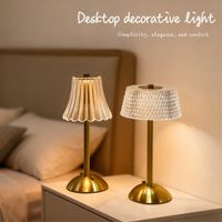 lampara de mesa led con sensor tactil regulable luz nocturna de escritorio recargable inalambrica lampara de lectura para hotel bar dormitorio decoracion