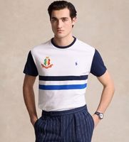 polo ralph lauren para hombre 710944676001 camiseta classic fit italia blanco s casual algodon manga corta