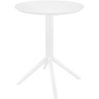mesa plegable sky plastico blanco 60x60x74 cm clp
