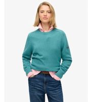 superdry para mujer w6110609a jersey slouchy turquesa xs casual algodon manga larga