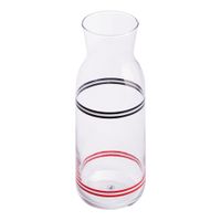 botella de agua de cristal transparente 30x10x10cm