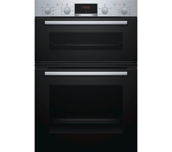 BOSCH MBS133BR0B Electric Double Oven - Stainless Steel, Stainless Steel
