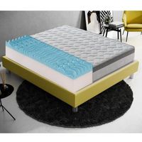 colchon 160x200 de espuma viscoelastica - 9 zonas diferenciadas - extraible - altura 26 cm