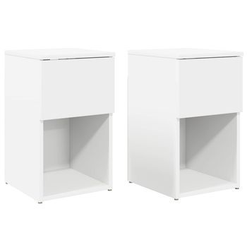 Mueble Cama 2 Uds. Blanco 29 X 31,5 X 49 Cm Vidaxl