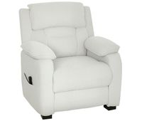 homcom sillon relax reclinable electrico con motor silencioso sillon reclinable de terciopelo con mando con 2 posiciones de memoria reposapies reposacabezas puerto usb bolsillos blanco crema