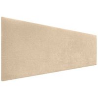 dhome cabecero beige 140cm dual acabado toalla soft tapizado liso con patas 8cm grosor 70 alto tejido suave para pared acusticos cabeceros absorbentes 140cm 8cm - 70 al - beige