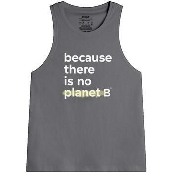 Ecoalf Camiseta tirantes T-shirt éco-responsable gris foncé para mujer