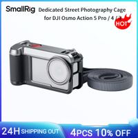 jaula smallrig dedicada para fotografia callejera para dji osmo action 5 pro  4  3 con correa para el hombro y anillo de proteccion de lente -6371